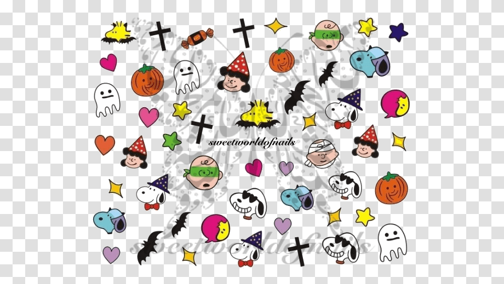 Snoopy Halloween Nail Art Nail Water Decals Snoopy Nail Halloween, Rug, Costume Transparent Png