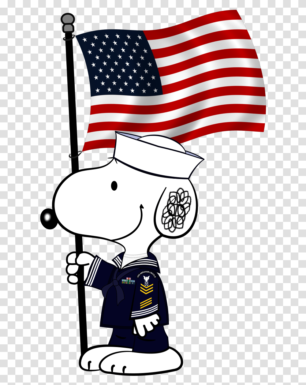 Snoopy Navy, Flag, American Flag, Jar Transparent Png