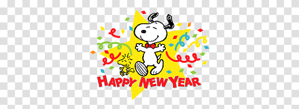 Snoopy New Year Clip Art Cliparts Happy New Year Snoopy, Elf, Graphics, Poster, Advertisement Transparent Png