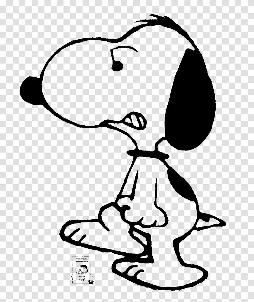Snoopy Snoopy Peanuts Snoopy, Silhouette, Head, Stencil Transparent Png