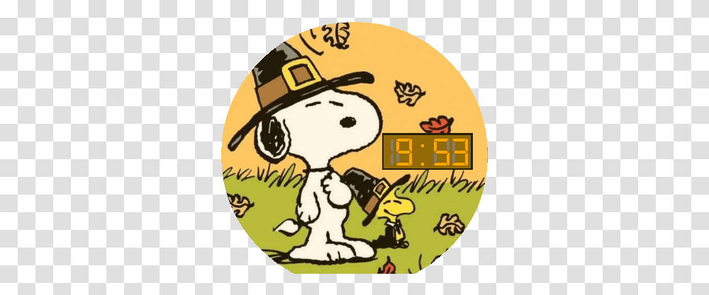 Snoopy - Watchfaces For Smart Watches Yellow Bird From Charlie Brown Thanksgiving, Disk, Dvd Transparent Png