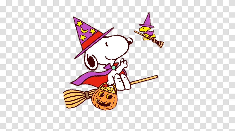 Snoopy Woodstock Halloween Pumpkin Wizard Star Candy, Apparel, Party Hat, Performer Transparent Png