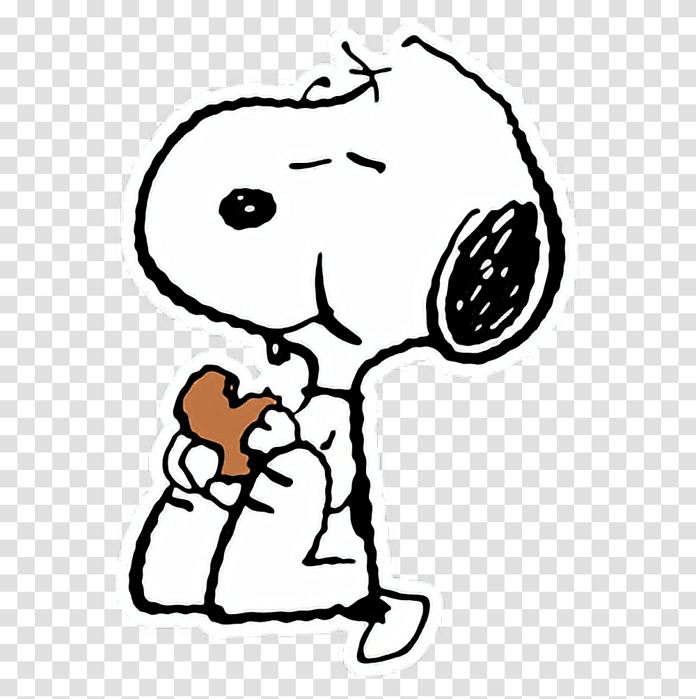 Snoopyfoodcookieseating Freetoedit Sign In To Save Snoopy Eating Cookies, Stencil, Head, Electronics, Label Transparent Png