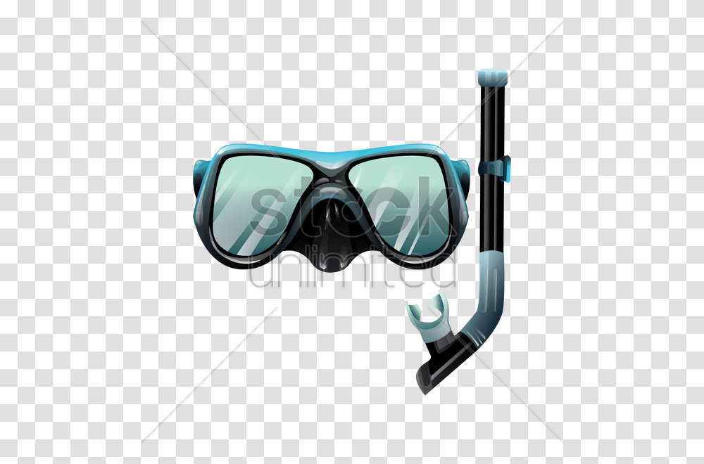 Snorkel And Mask Vector Image, Goggles, Accessories, Accessory, Glasses Transparent Png