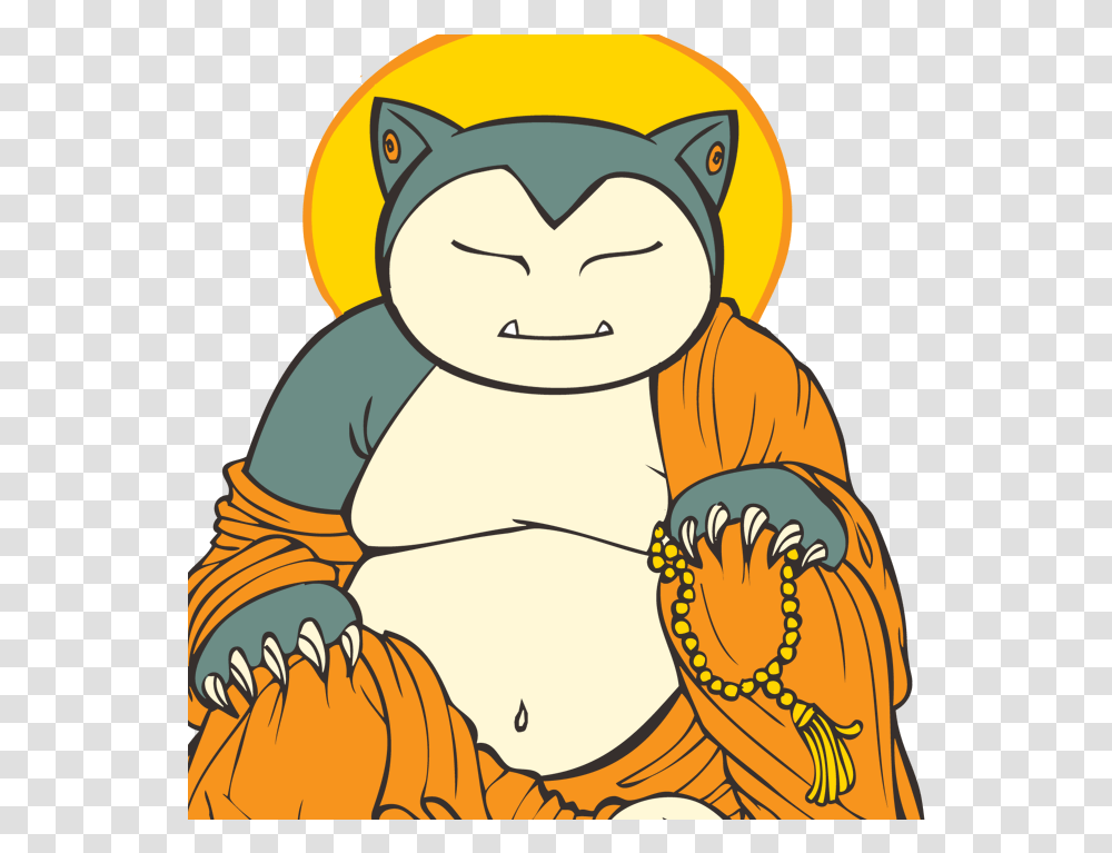 Snorlax Buddha Clipart Download, Worship, Drawing, Doodle Transparent Png