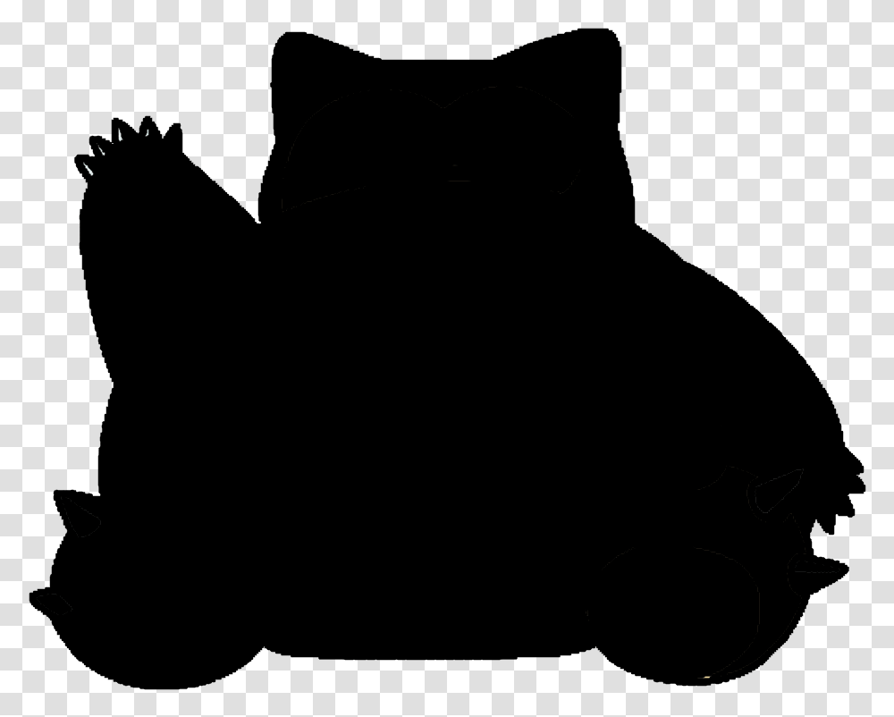 Snorlax, Outdoors, Nature, Silhouette Transparent Png
