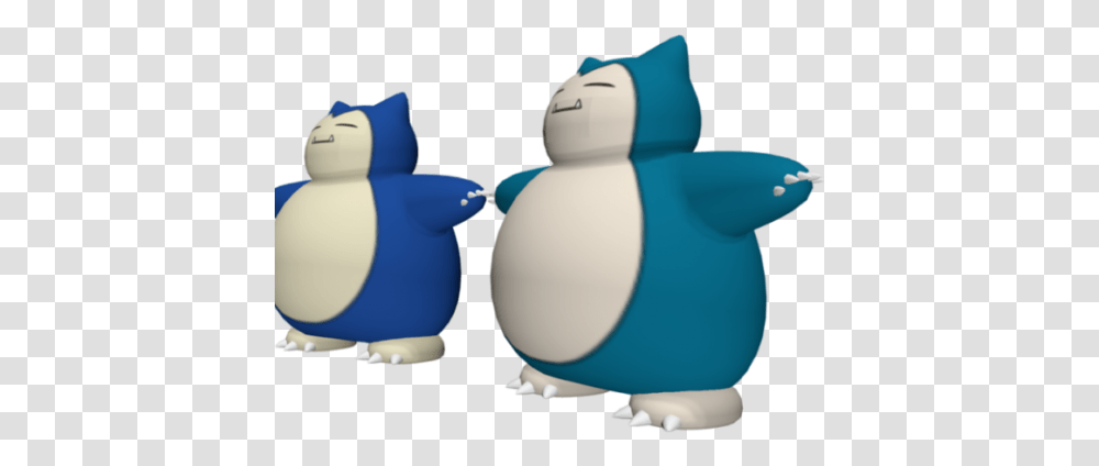 Snorlax Pokemon Character Free 3d Model Penguin, Outdoors, Nature, Snow, Snowman Transparent Png