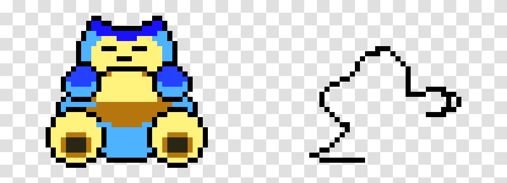 Snorlax Pokemon Snorlax Pixel Art, Pac Man Transparent Png