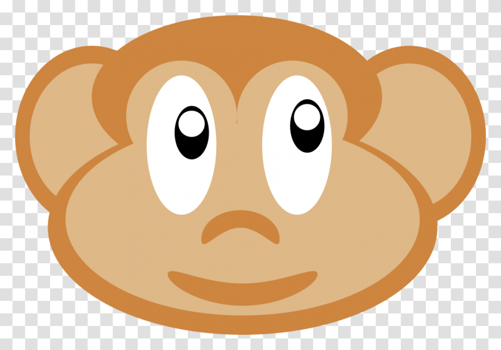 Snout Monkey Curious George Animal Face, Food, Plant, Cookie, Bread Transparent Png