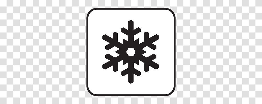 Snow Cross, Stencil, Snowflake Transparent Png