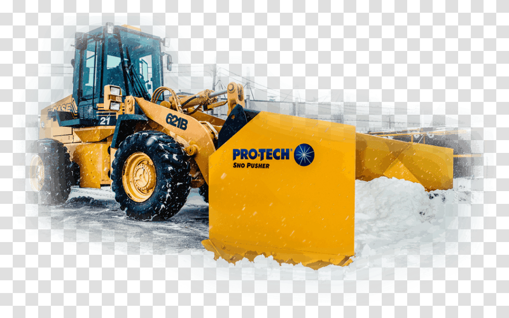 Snow, Bulldozer, Tractor, Vehicle, Transportation Transparent Png