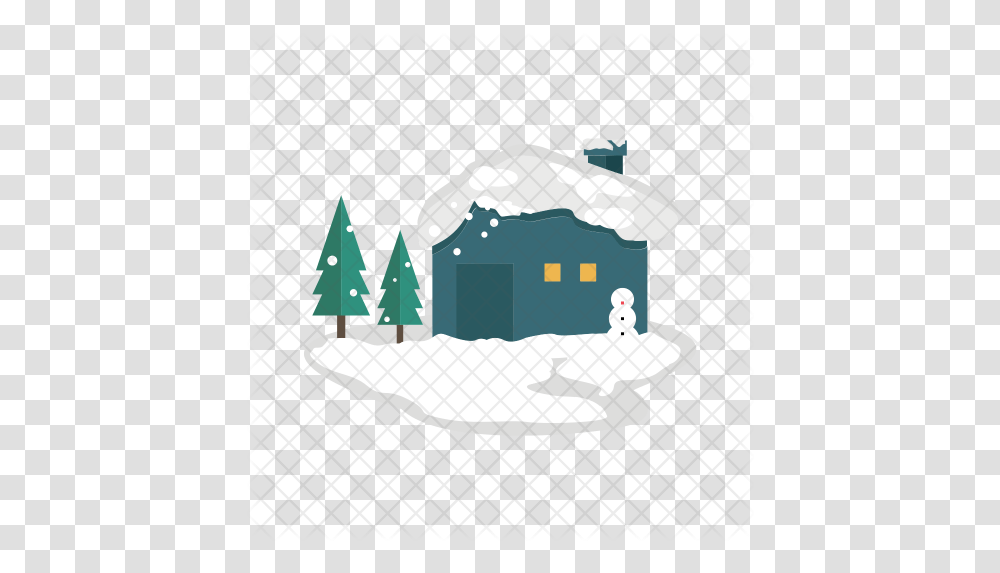 Snow Cabin Icon House, Outdoors, Clothing, Nature, Ice Transparent Png