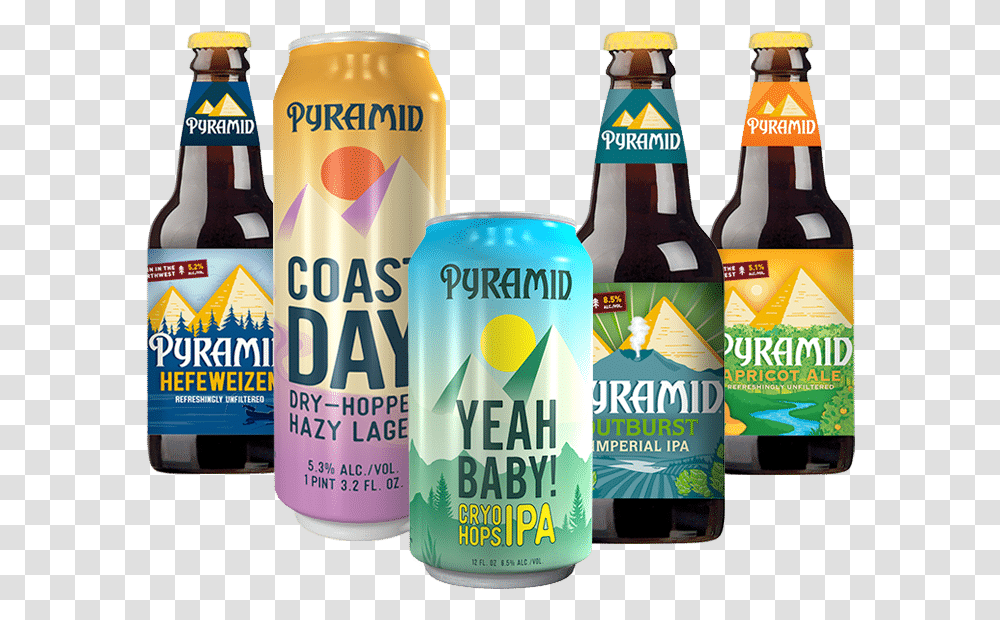 Snow Cap Pyramid Breweries Inc., Beer, Alcohol, Beverage, Drink Transparent Png