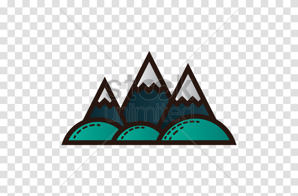 Snow Capped Mountains Vector Image, Triangle, Apparel, Lighting Transparent Png