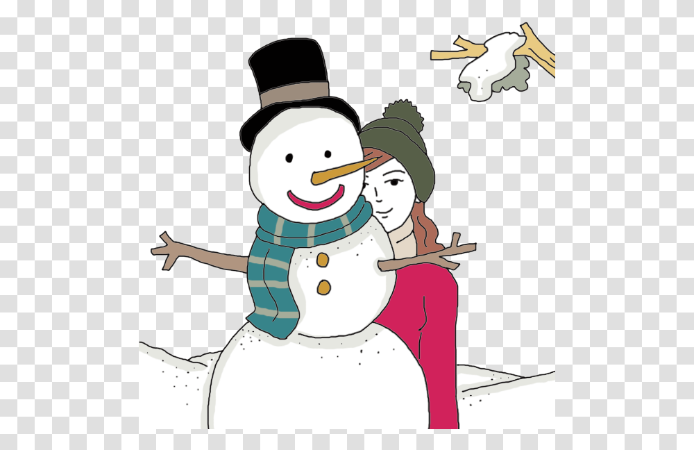 Snow Cartoon, Nature, Outdoors, Winter, Snowman Transparent Png