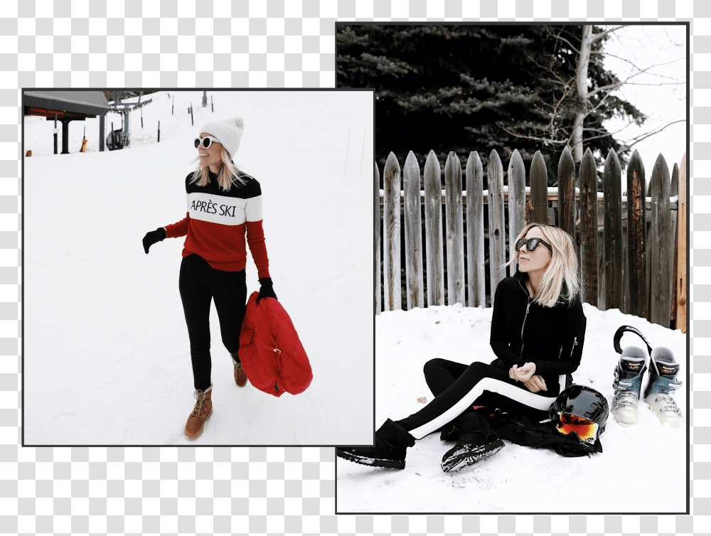 Snow, Person, Sunglasses, Accessories Transparent Png