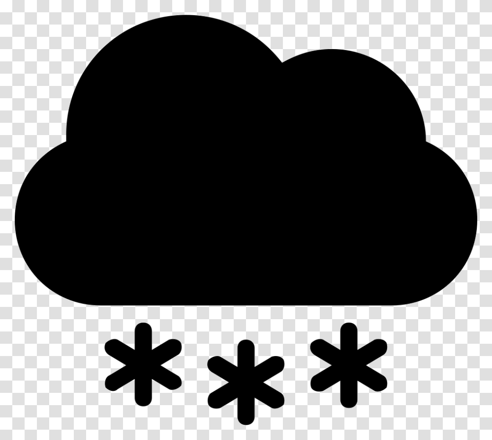 Snow Cloud Background Snow Cloud Icon, Silhouette, Stencil, Baseball Cap, Hat Transparent Png