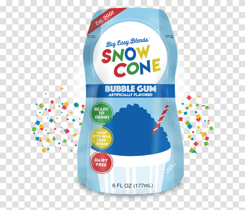 Snow Cone, Bottle, Label, Cosmetics Transparent Png