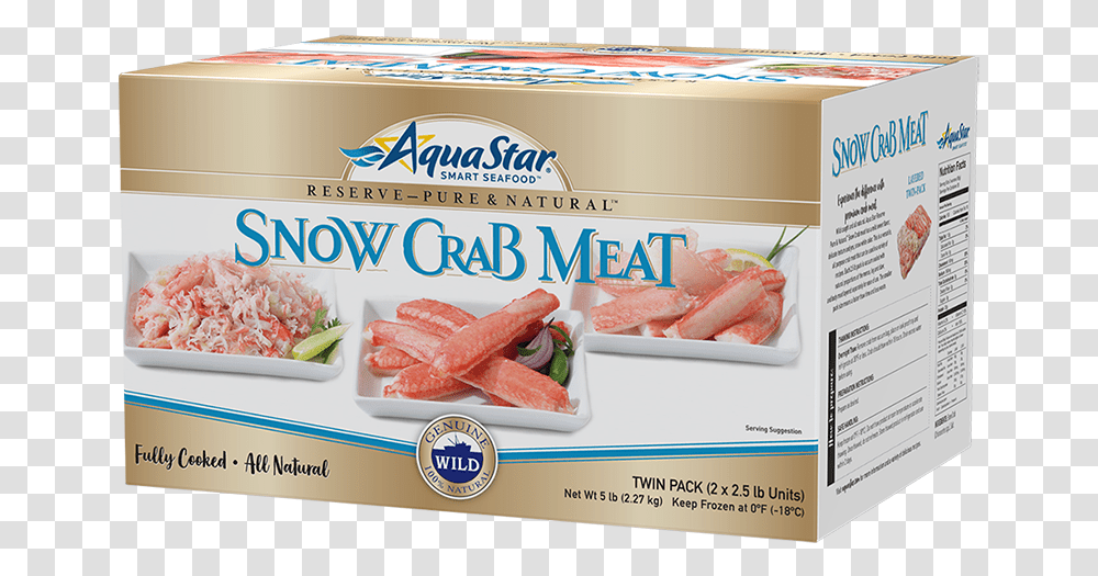 Snow Crab Combo Meat Aqua Star Turkey Bacon, Lunch, Meal, Food, Menu Transparent Png