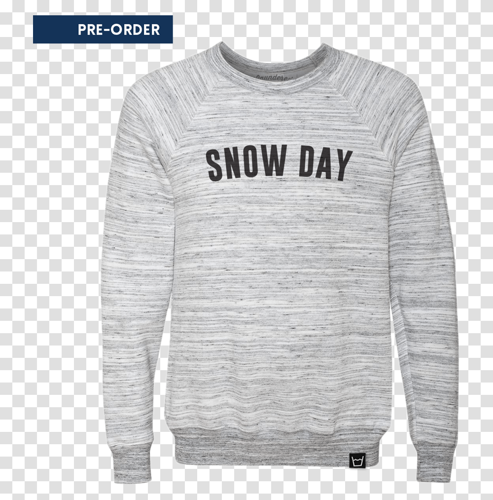 Snow Day Sweatshirt, Sleeve, Apparel, Long Sleeve Transparent Png