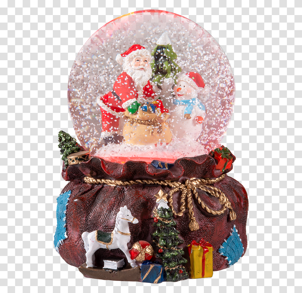 Snow Globe Christmas Eve, Furniture, Figurine, Birthday Cake, Dessert Transparent Png