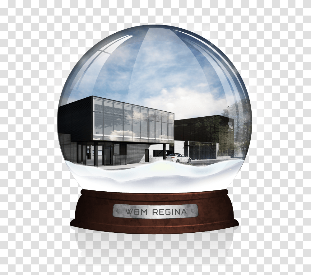 Snow Globe Showing Wbm Regina Observatory, Sphere, Jacuzzi, Tub, Building Transparent Png