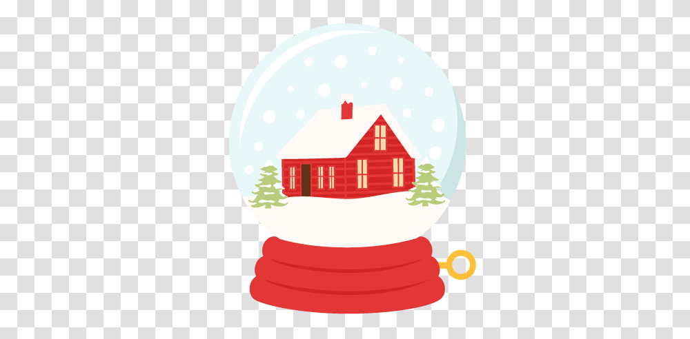 Snow Globe Winter House, Building, Outdoors, Nature, Housing Transparent Png