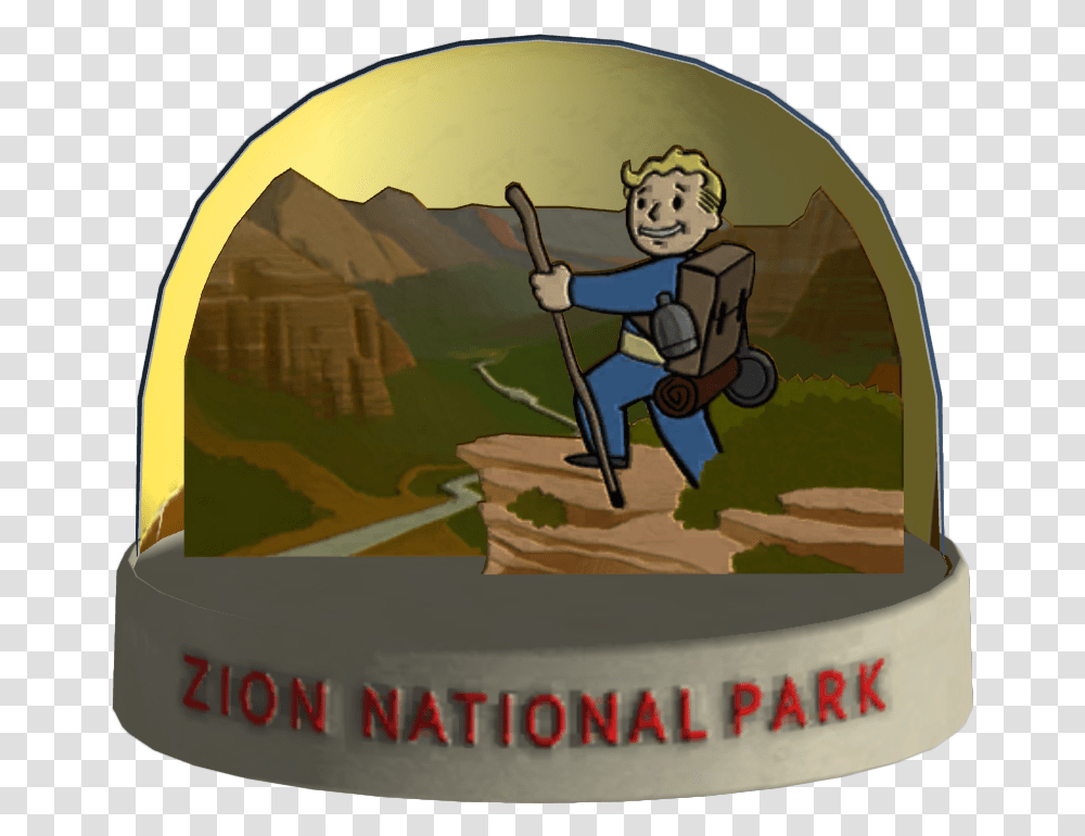 Snow Globe Zion National New Vegas Snow Globes Zion, Birthday Cake, Outdoors, Nature Transparent Png