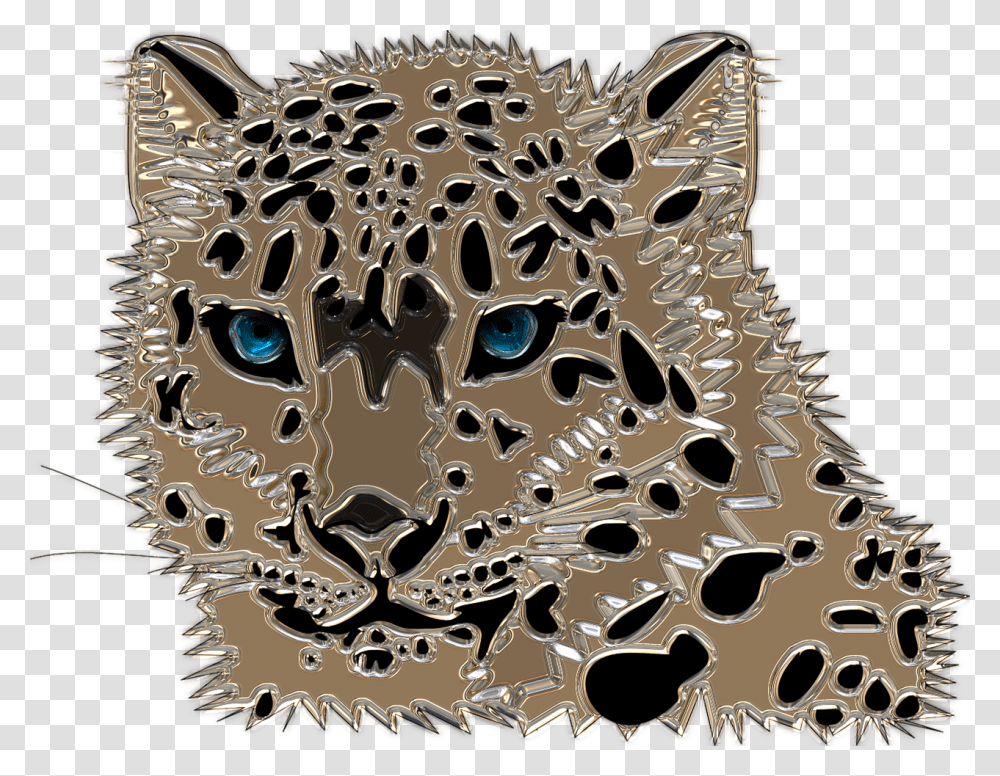 Snow Leopard, Chandelier, Hole, Animal Transparent Png
