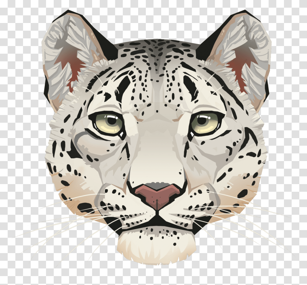 Snow Leopard Face By Eliket P, Mammal, Animal, Panther, Wildlife Transparent Png