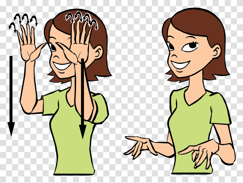 Snow Like In Sign Language, Person, Face, People, Female Transparent Png