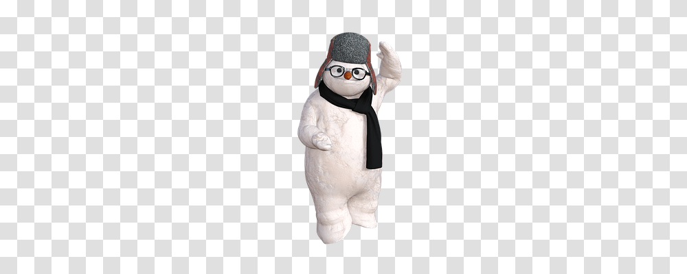 Snow Man Person, Figurine, Mascot, Human Transparent Png