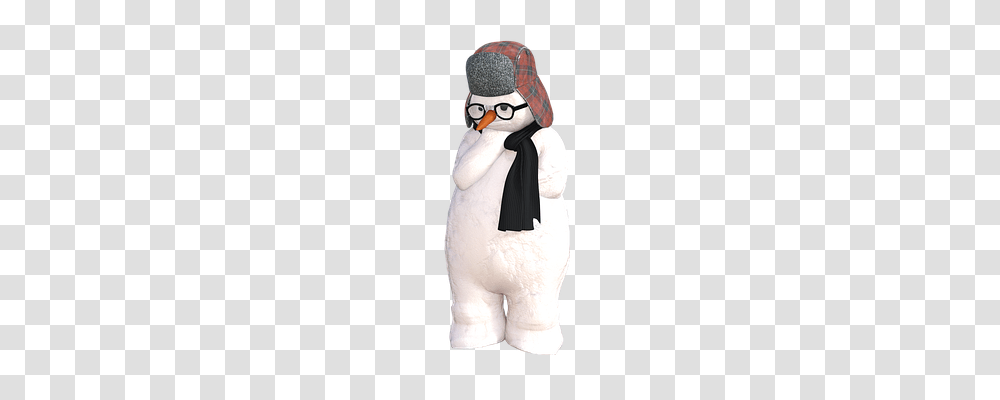 Snow Man Person, Figurine, Human, Snowman Transparent Png