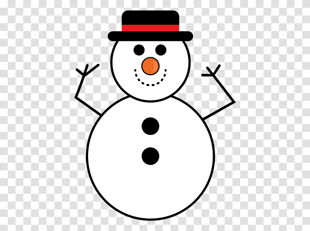 Snow Man Clip Art, Nature, Outdoors, Snowman, Winter Transparent Png