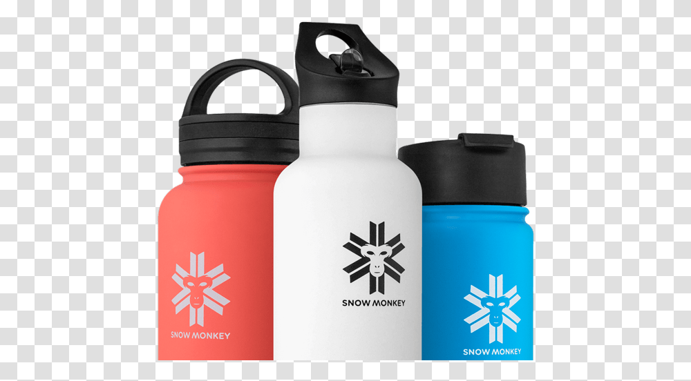 Snow Monkey Flask, Bottle, Water Bottle, Shaker Transparent Png