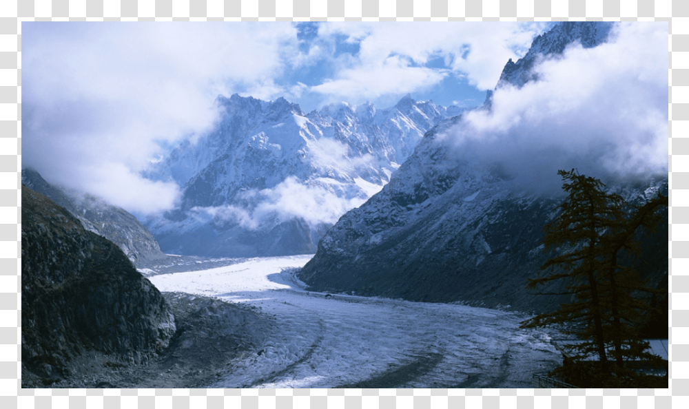 Snow Mountain, Outdoors, Nature, Ice, Glacier Transparent Png