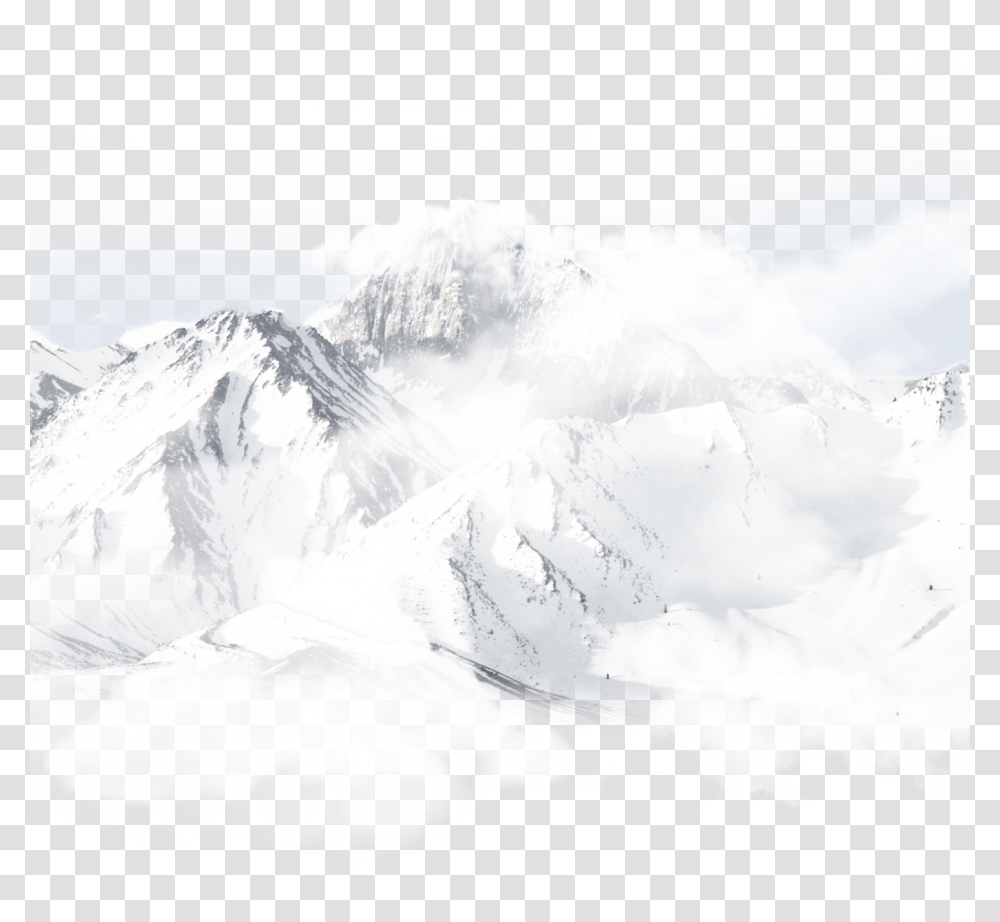 Snow, Mountain Range, Outdoors, Nature, Peak Transparent Png