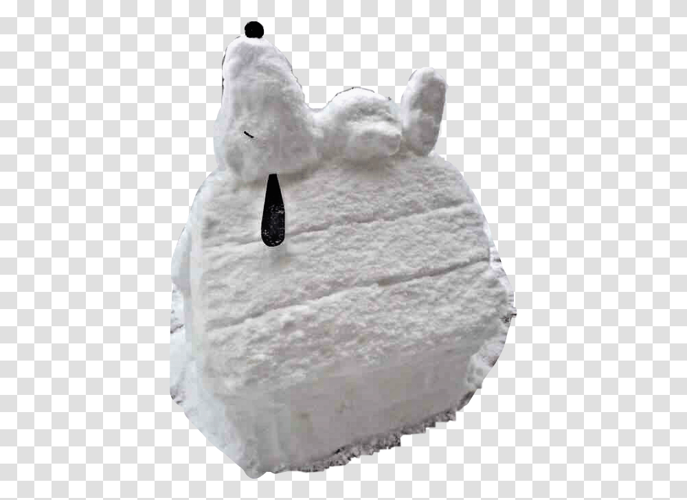 Snow Pile Creative Dog Snoopy Character Snowman White Cake, Nature, Outdoors, Winter, Sweets Transparent Png