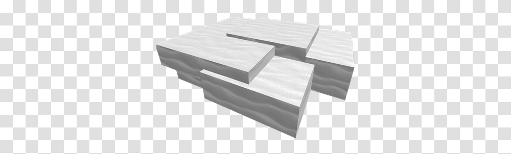 Snow Pile Roblox Coffee Table, Furniture, Foam, Tabletop, Mattress Transparent Png