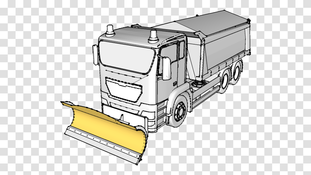 Snow Plow Blades In Hardox Steel Trailer Truck, Vehicle, Transportation, Tractor, Bulldozer Transparent Png