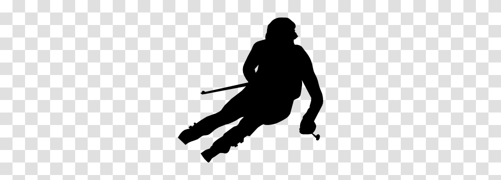 Snow Skier Skiing Sticker, Ninja, Person, Human, Silhouette Transparent Png