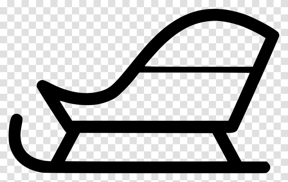 Snow Sled Rocking Chair, Furniture, Hurdle, Vehicle Transparent Png