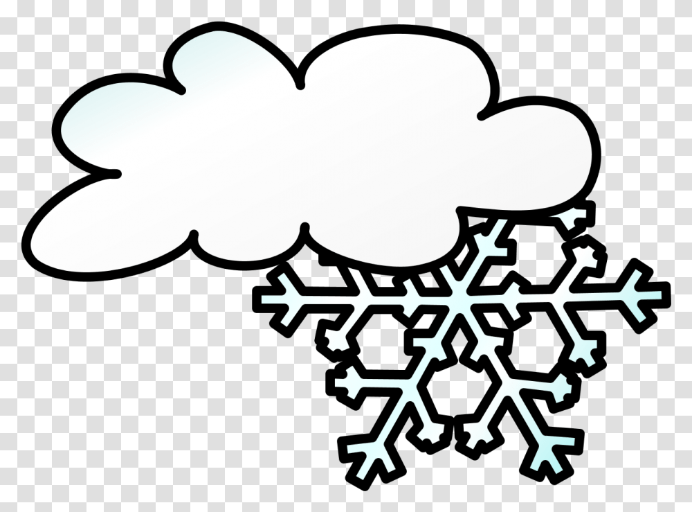 Snow Weather Winter Storm White Clip Art Black And White Weather Transparent Png
