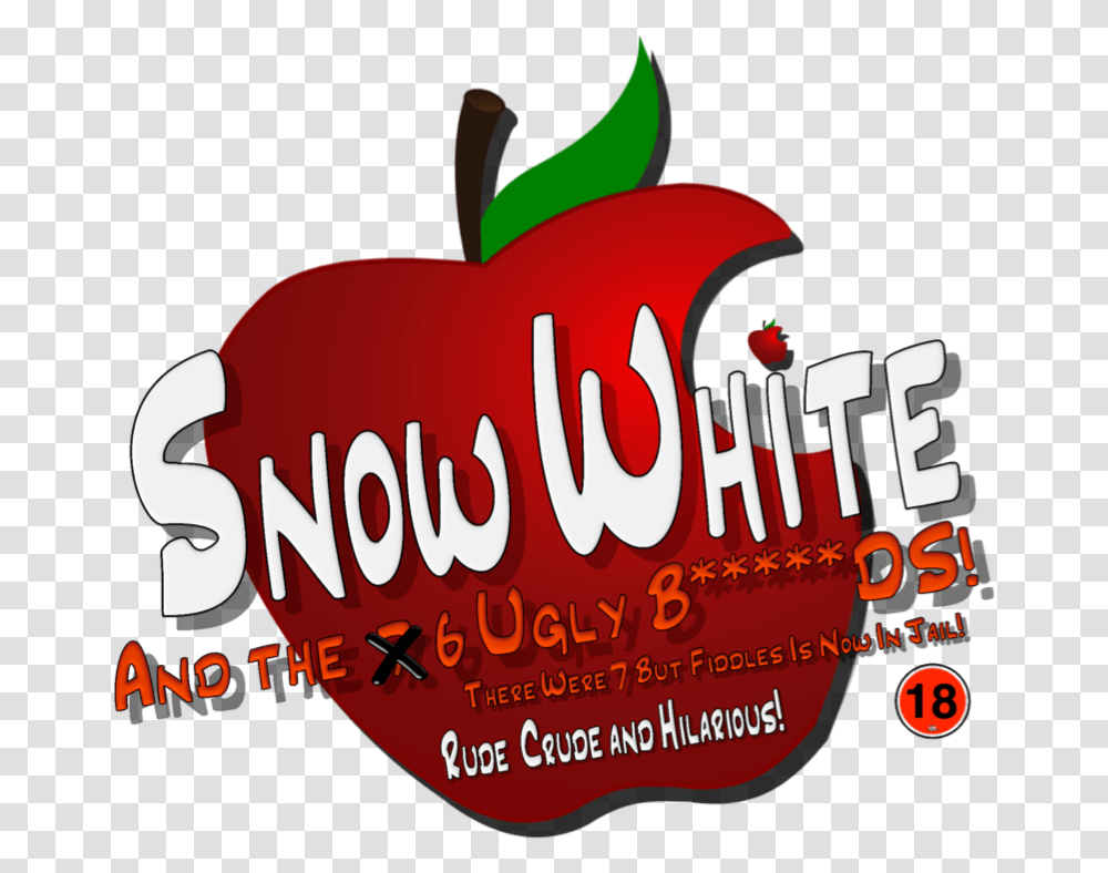 Snow White An Adult Pantomime Script Apple, Label, Text, Poster, Advertisement Transparent Png