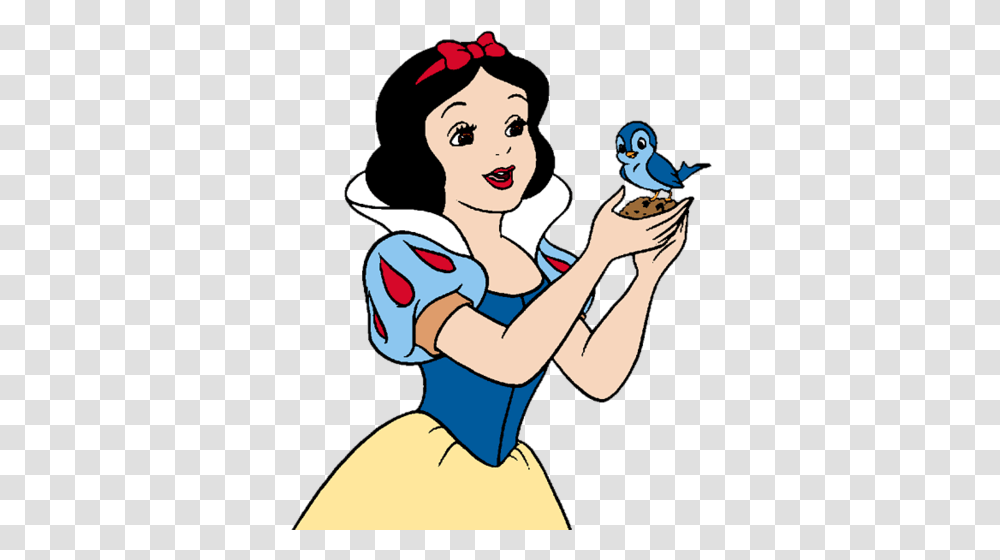 Snow White And The Seven Dwarfs Clipart Bird, Person, Sport, Female, Judo Transparent Png