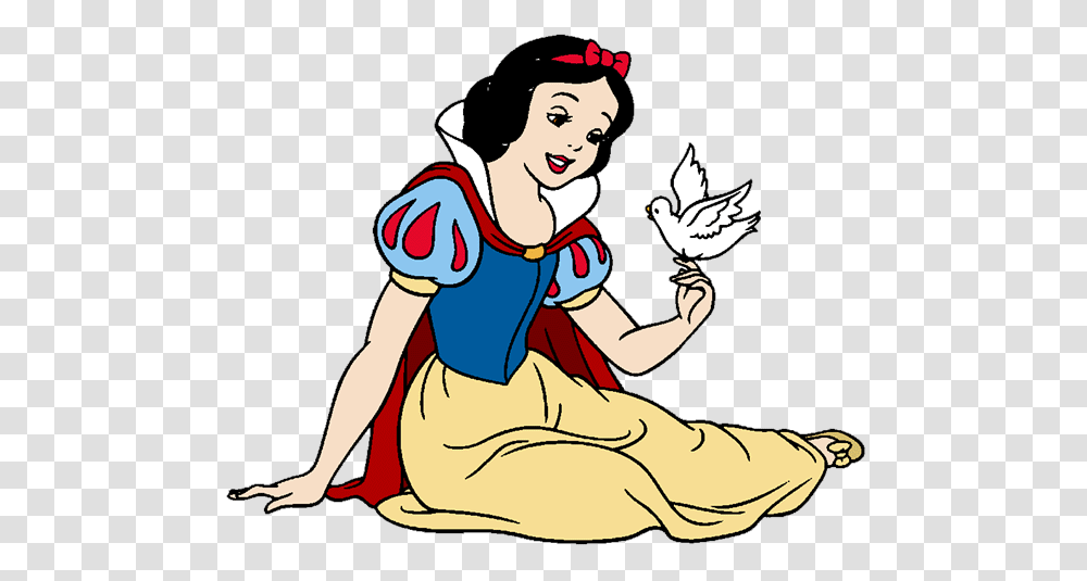 Snow White And The Seven Dwarfs Clipart Clipartmonk, Person, Human, Kneeling, Drawing Transparent Png