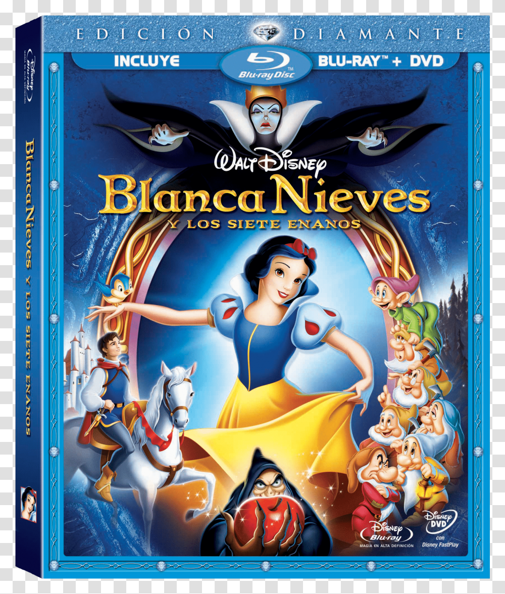 Snow White And The Seven Dwarfs Diamond Edition Bluray, Disk, Dvd, Person, Human Transparent Png