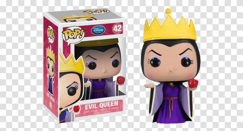 Snow White And The Seven Dwarfs Evil Queen Pop Vinyl Figure Funko Pop Disney Snow White, Doll, Toy, Figurine, Crown Transparent Png