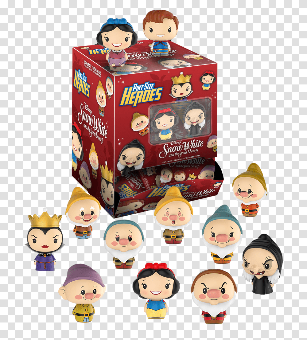 Snow White And The Seven Dwarfs Pint Size Heroes Snow White, Food, Plant, Doll, Toy Transparent Png