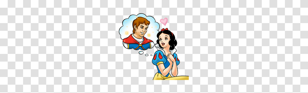 Snow White And The Seven Dwarfs Stickers, Comics, Book, Person, Human Transparent Png